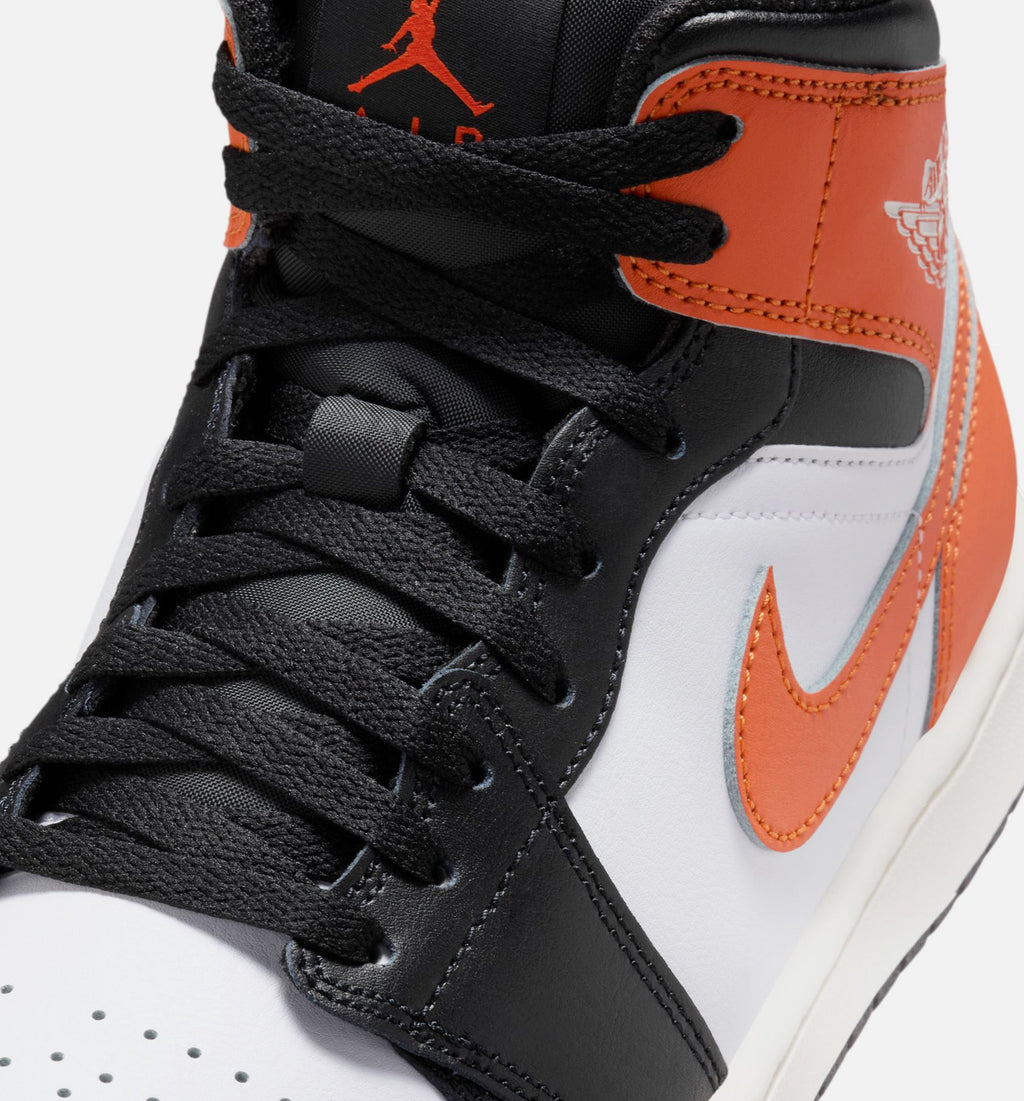 Air Jordan 1 Mid – Men’s Lifestyle Shoe (Starfish/White/Sail/Black)