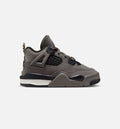Air Jordan 4 Retro Cave Stone and Black – Infant/Toddler Lifestyle Shoe (Cave Stone/Black/Moon Particle)