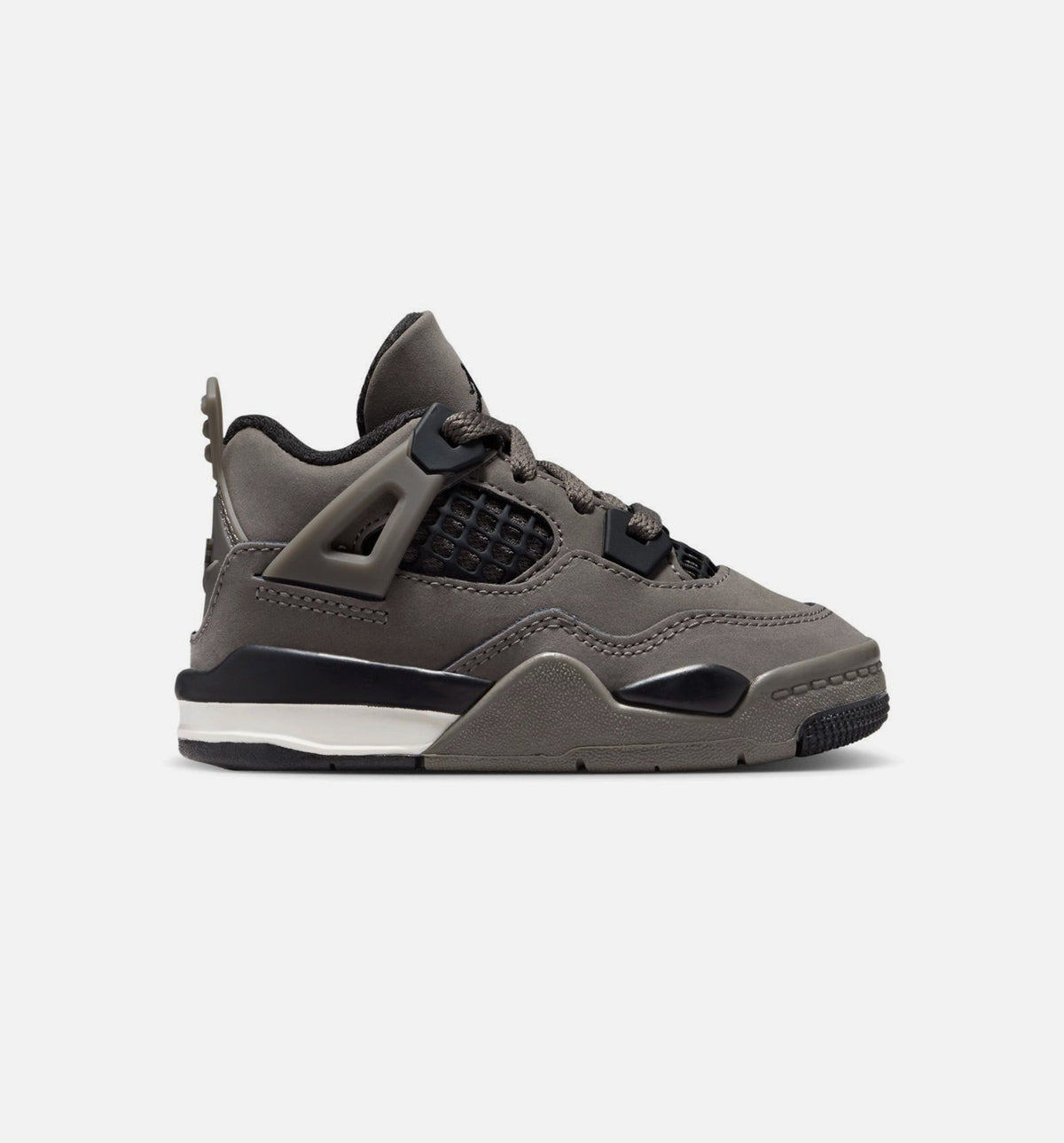 Air Jordan 4 Retro Cave Stone and Black – Infant/Toddler Lifestyle Shoe (Cave Stone/Black/Moon Particle)