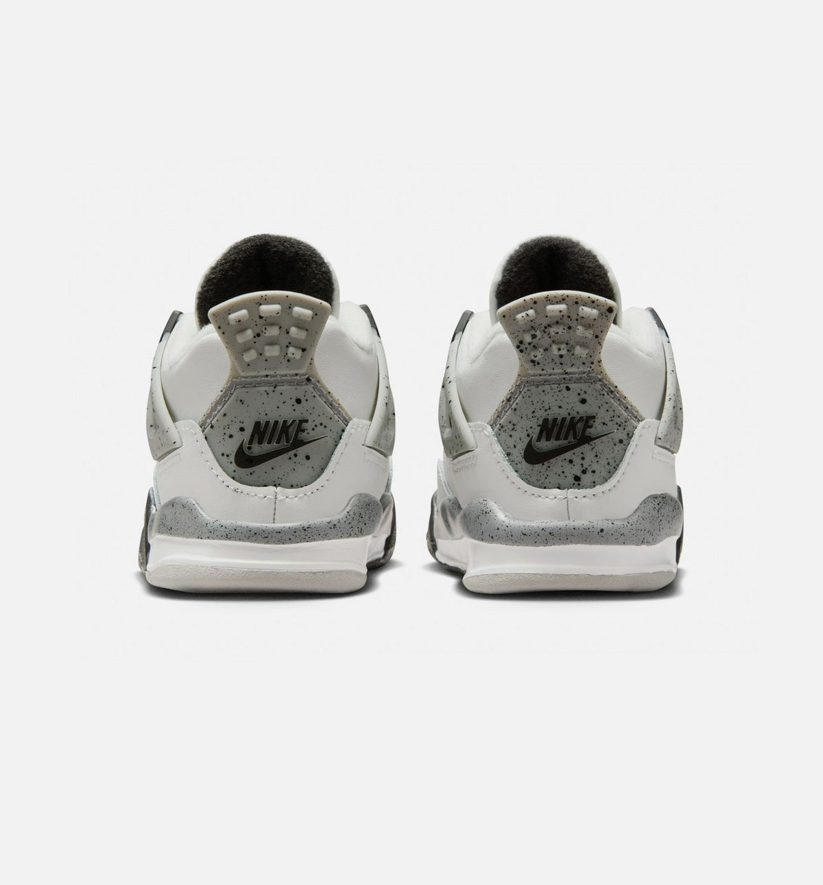 Air Jordan 4 Retro White Cement – Infant/Toddler Lifestyle Shoe (Summit White/Fire Red/Cement Grey/Black)