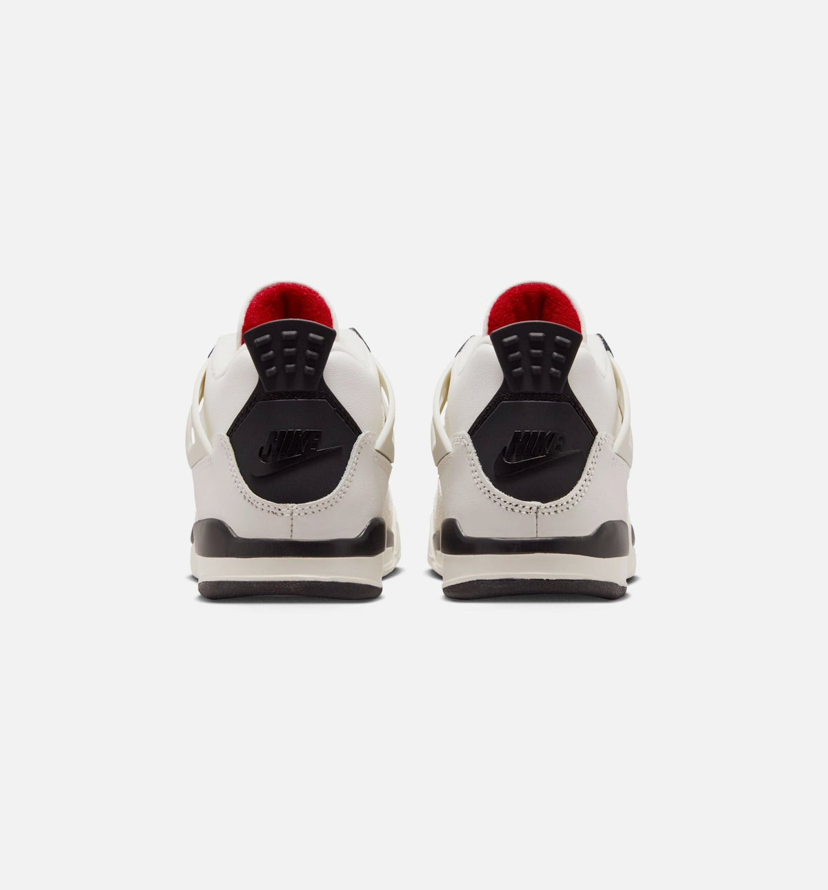 Air Jordan 4 Retro Flight Club – Preschool Lifestyle Shoe (Sail/Black/University Red)