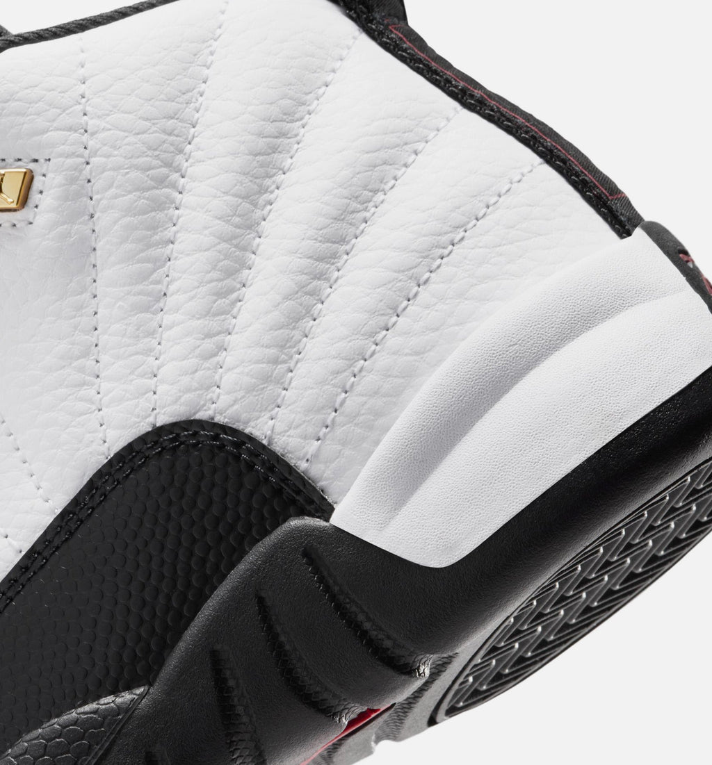 Air Jordan 12 Retro Taxi – Preschool Lifestyle Shoe (White/Black/Taxi)