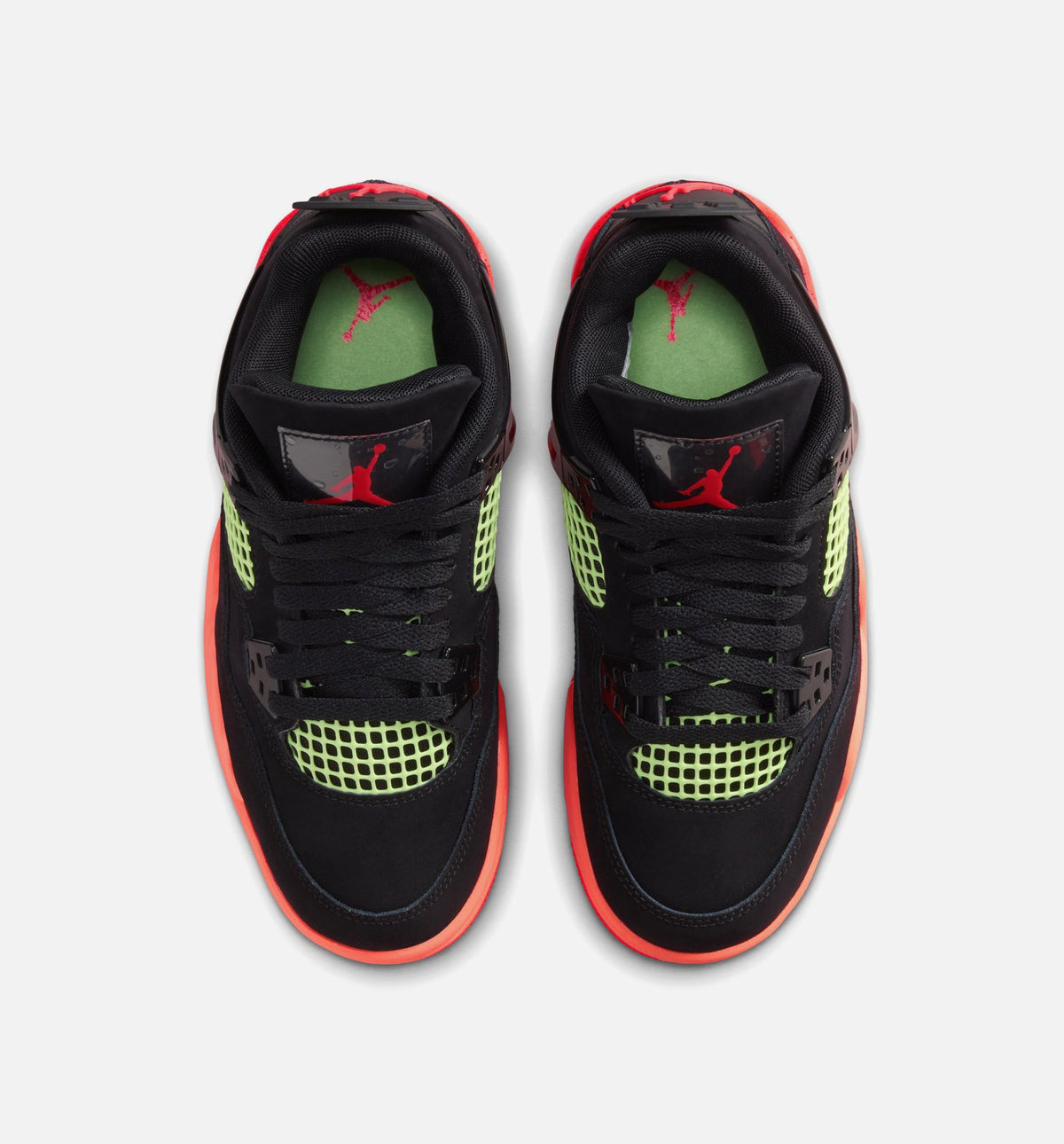 Air Jordan 4 Retro Black Infrared 23 – Grade School Lifestyle Shoe (Black/Infrared 23/Bright Mango)
