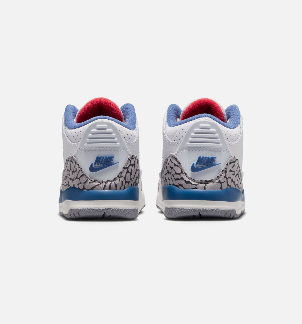 Air Jordan 3 Retro OG True Blue – Infant/Toddler Lifestyle Shoe (White/Fire Red/True Blue)