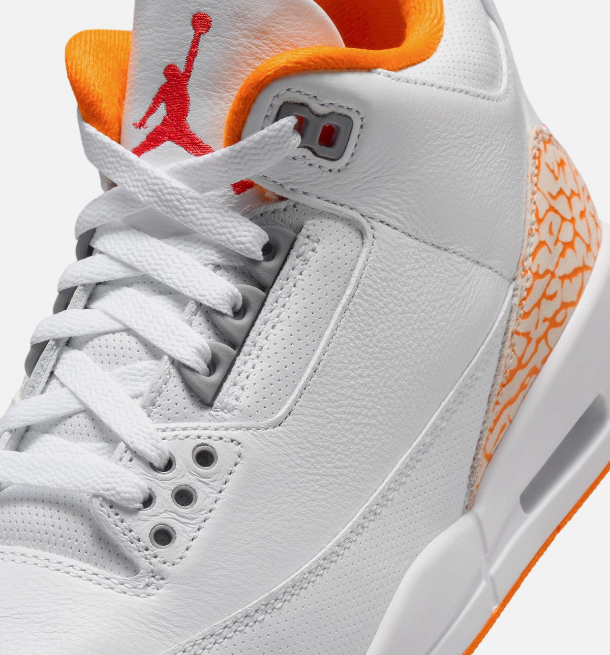 Air Jordan 3 Retro Orange Citrus – Women’s Lifestyle Shoe (White/Multicolor)