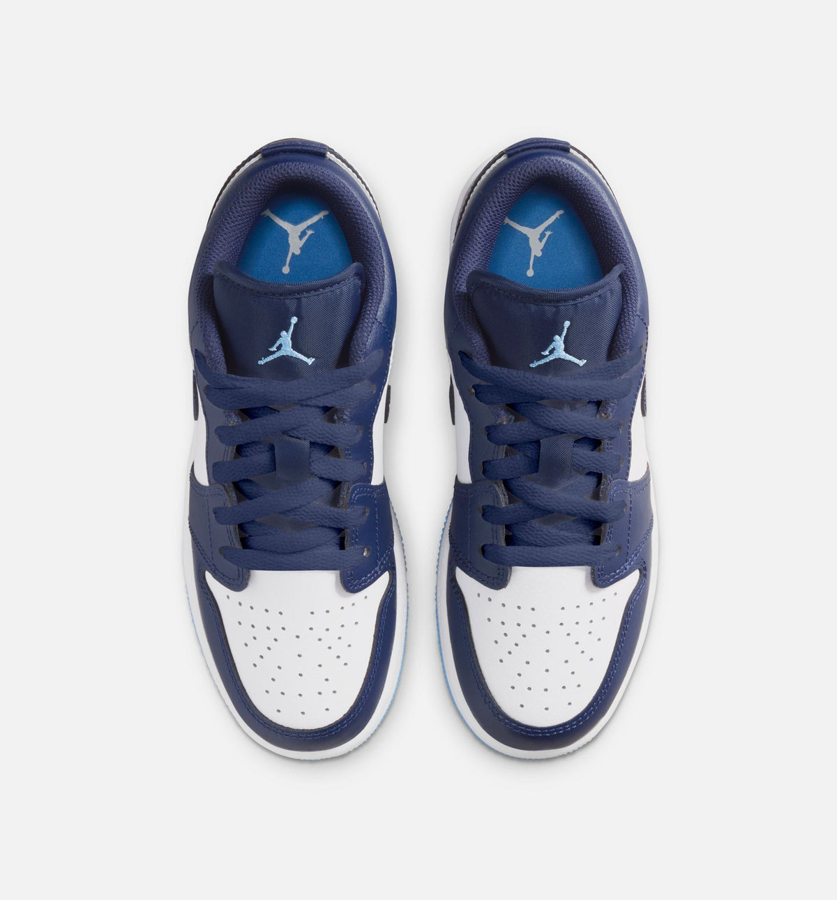 Air Jordan 1 Low – Grade School Lifestyle Shoe (Midnight Navy/University Blue/White)