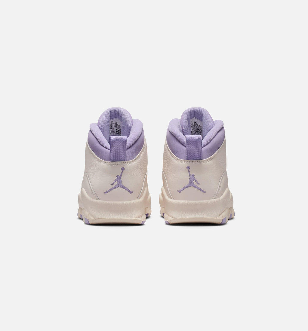 Air Jordan 10 Retro Hydrangeas – Women’s Lifestyle Shoe (Chalk/Hydrangeas/Wild Grape)