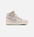 Air Jordan 1 Retro High OG Sail – Grade School Lifestyle Shoe (Sail/University Red/Pale Ivory/Coconut Milk/Phantom)