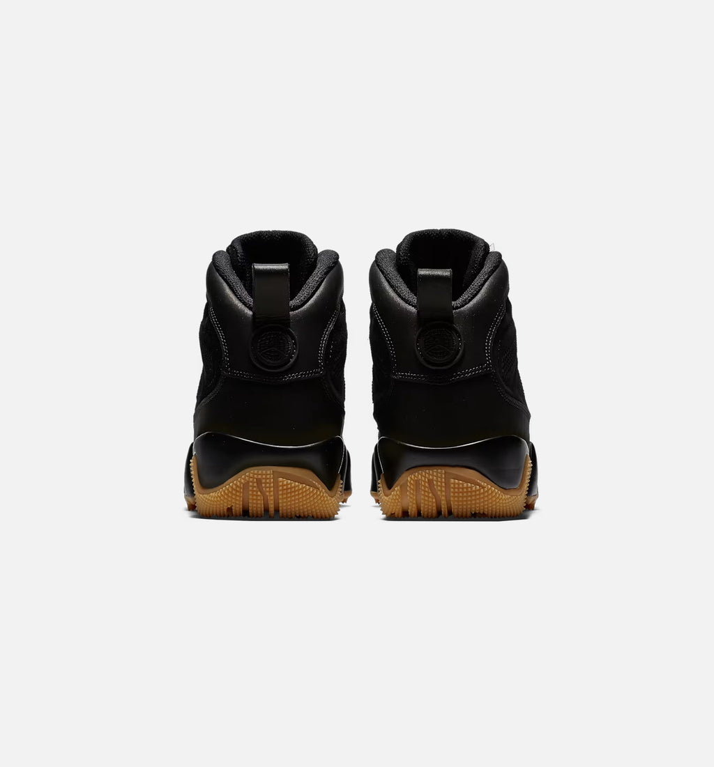 Air Jordan 9 Retro – Men’s Lifestyle Boot (Black/Black/Gum Light Brown)