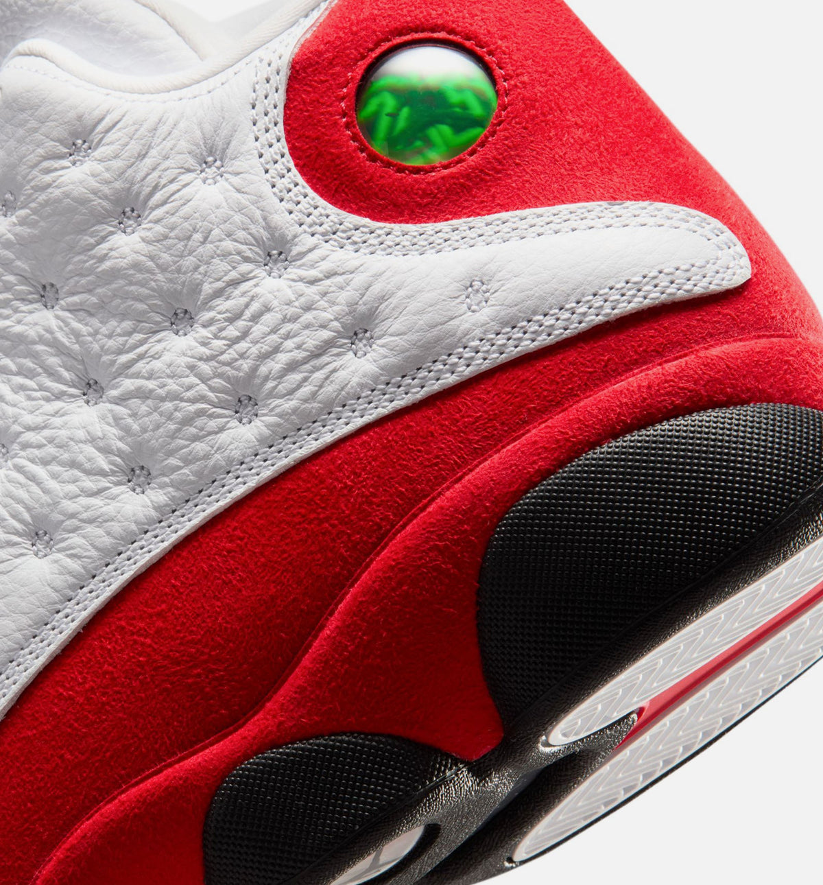 Air Jordan 13 Retro White and University Red – Men’s Lifestyle Shoe (White/Black/True Red)