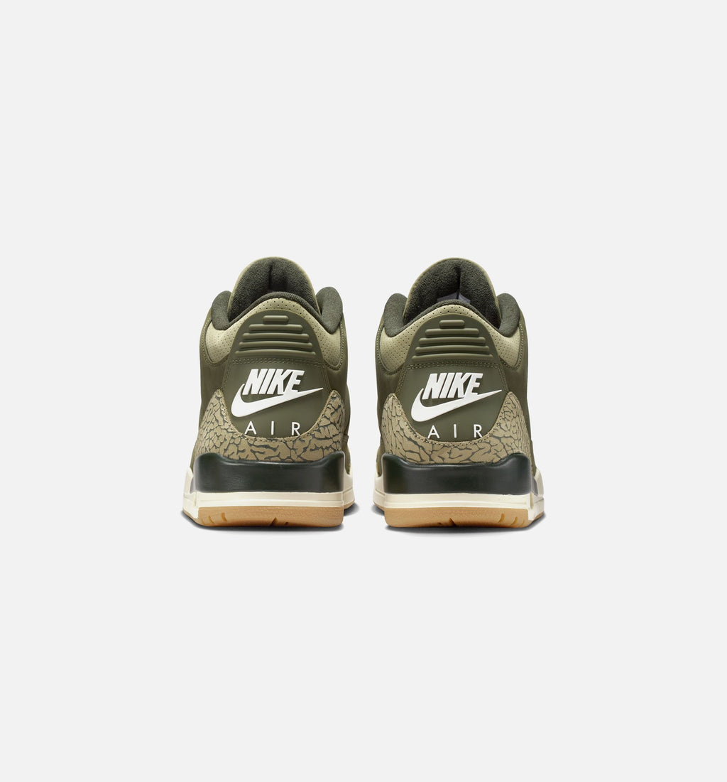 Air Jordan 3 Retro Medium Olive – Men’s Lifestyle Shoe (Medium Olive/Sequoia/Neutral Olive/Sail/Total Crimson)