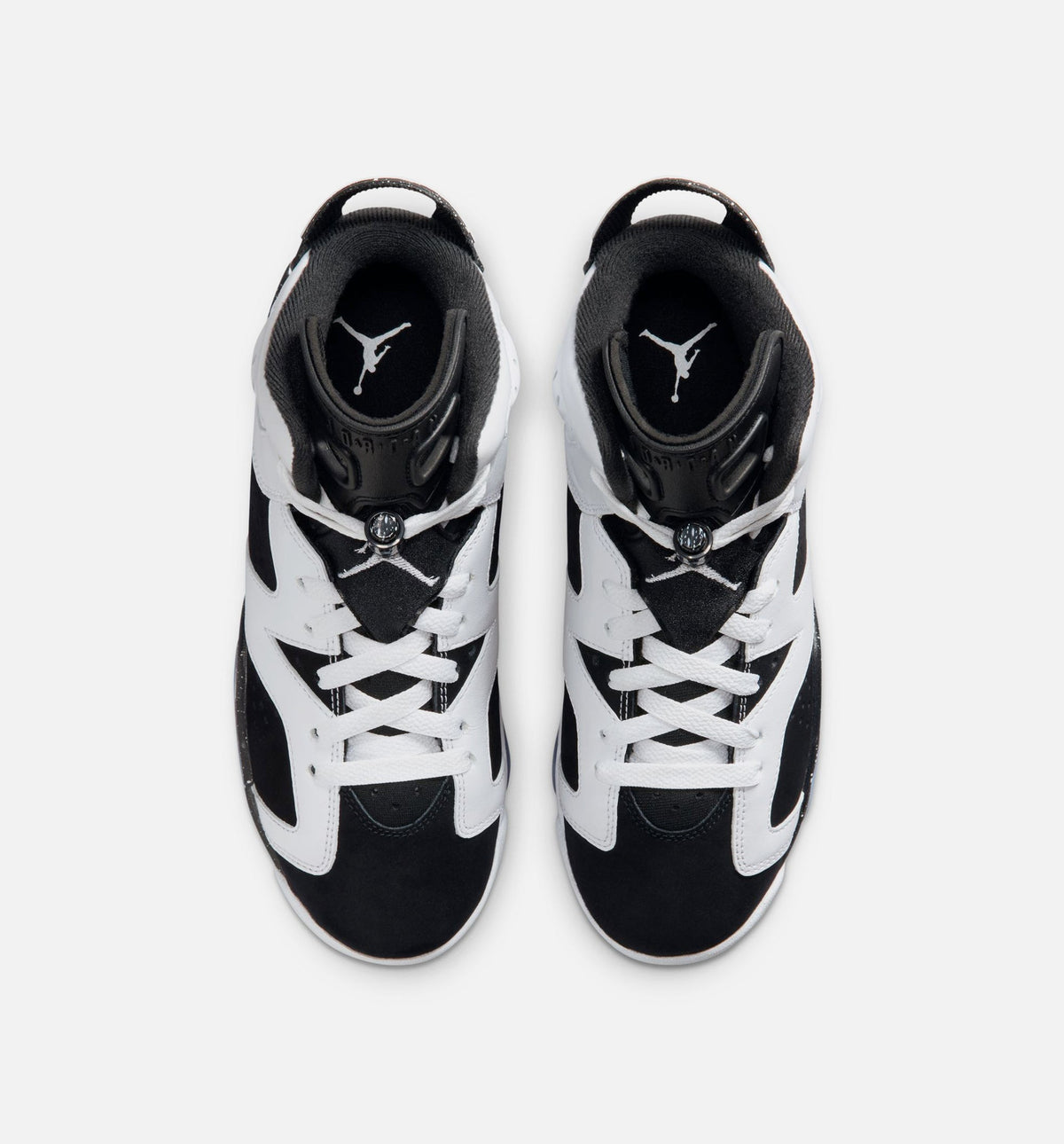 Air Jordan 6 Retro Black and White – Grade School Lifestyle Shoe (Black/White)