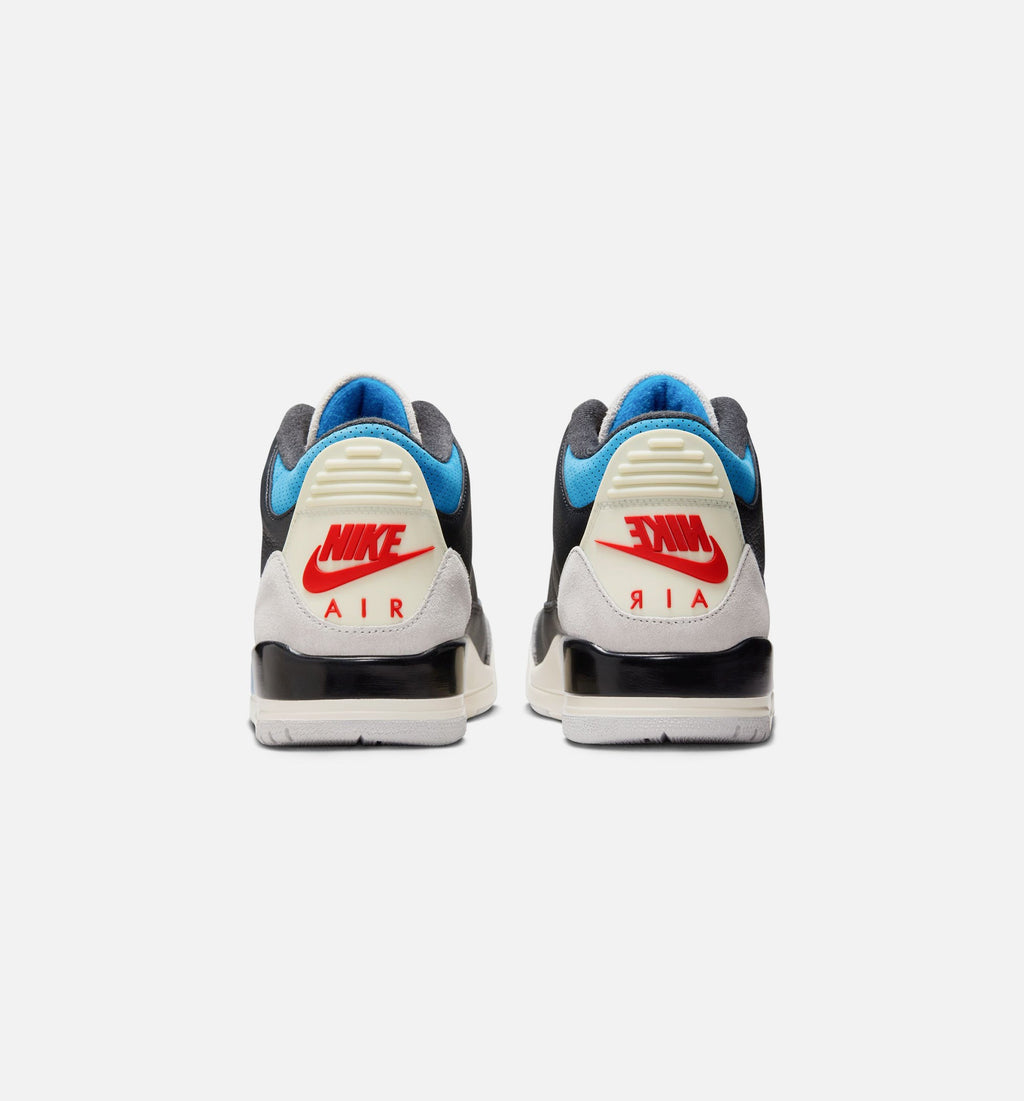 Air Jordan 3 Retro OG Rare Air – Men’s Lifestyle Shoe (Black/Chile Red/Neutral Grey)