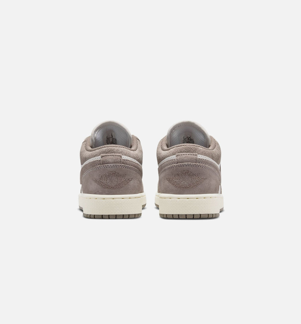 Air Jordan 1 Low – Grade School Lifestyle Shoe (Olive Grey/Enigma Stone/Summit White)