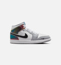 Air Jordan 1 Mid SE – Men’s Lifestyle Shoe (Black/White/Wolf Grey)