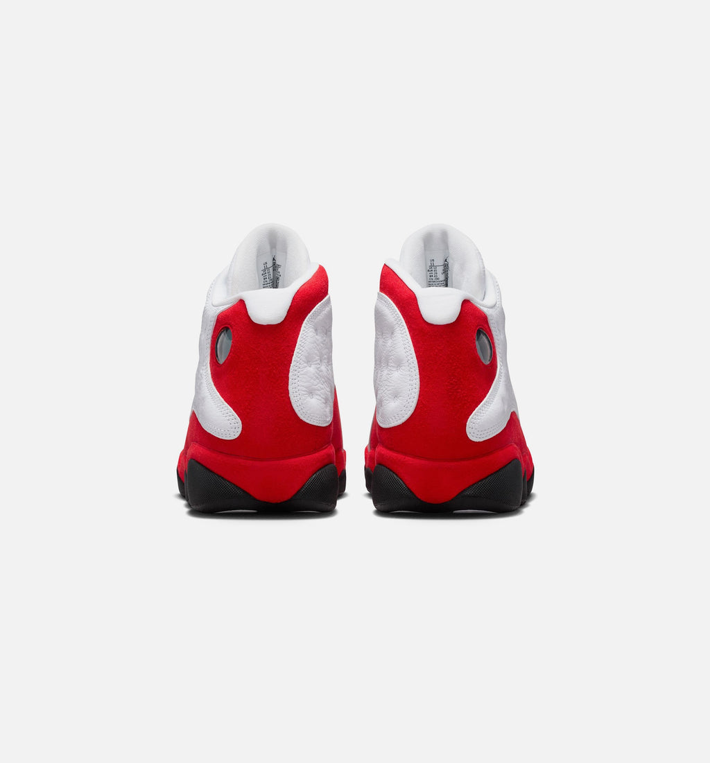 Air Jordan 13 Retro White and University Red – Men’s Lifestyle Shoe (White/Black/True Red)