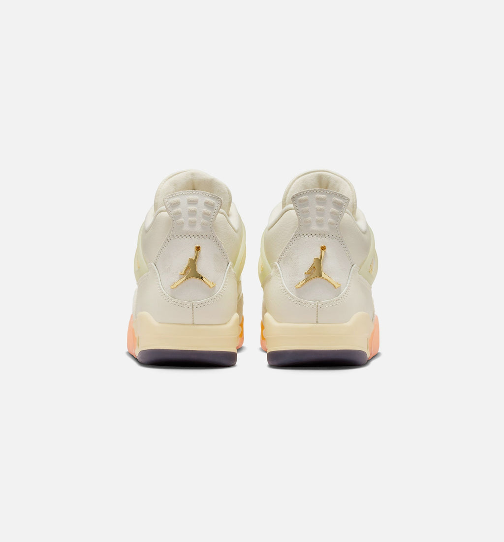 Air Jordan 4 Retro Birds of Paradise – Women’s Lifestyle Shoe (Coconut Milk/Metallic Gold/Muslin/Bright Mango/Sundial/Black)