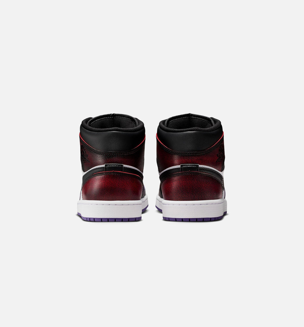 Air Jordan 1 Mid SE – Men’s Lifestyle Shoe (True Red/White/Court Purple/Black)