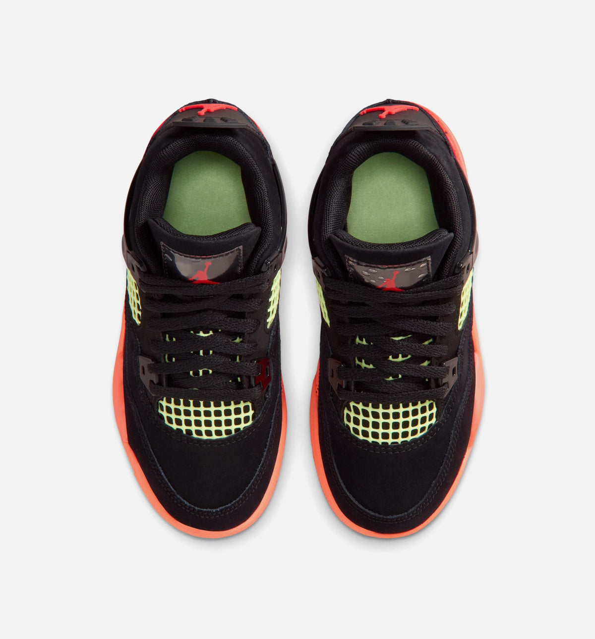 Air Jordan 4 Retro Black Infrared 23 – Preschool Lifestyle Shoe (Black/Infrared 23/Bright Mango)