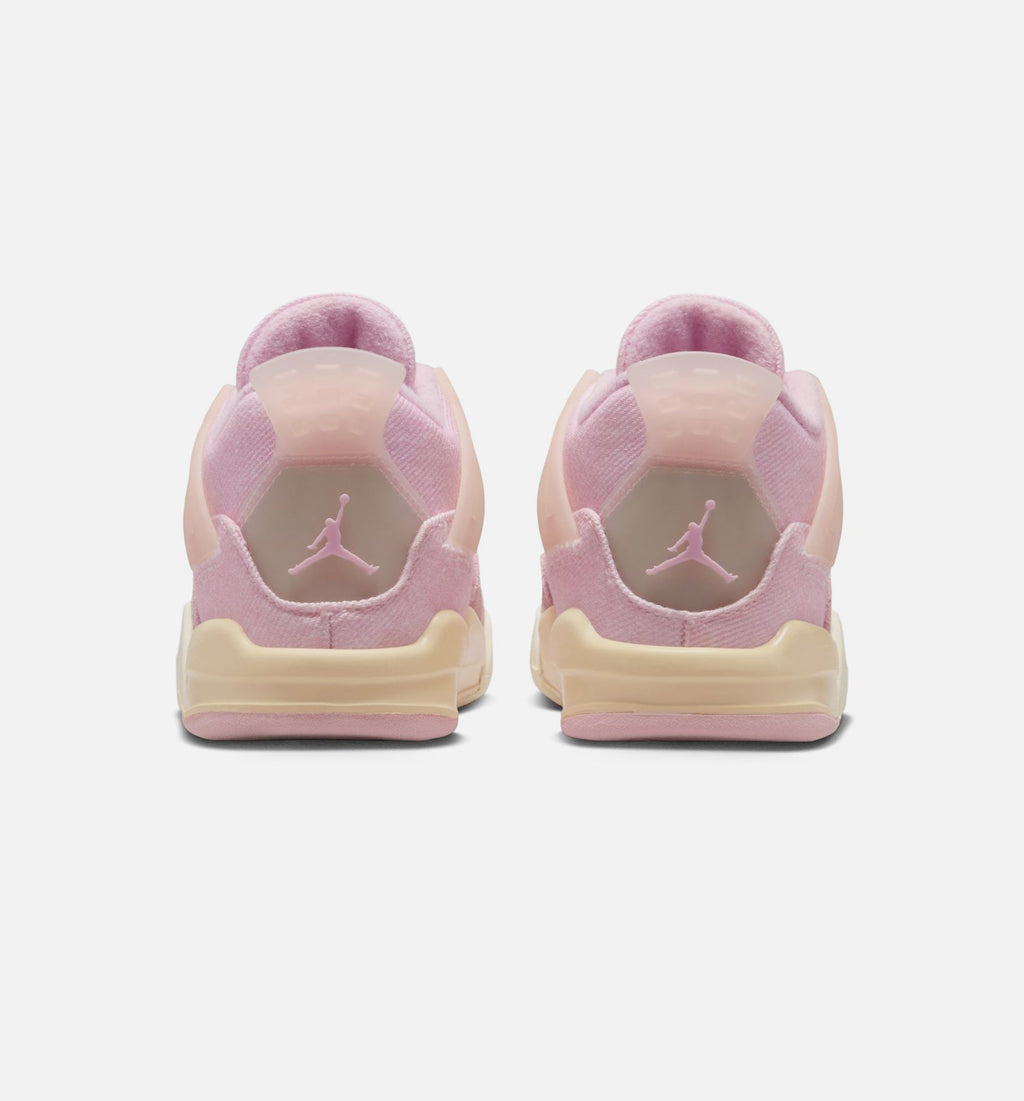 Air Jordan 4 Retro Pink Pearl and Iced Carmine – Infant/Toddler Lifestyle Shoe (Iced Carmine/Coconut Milk/Anthracite/Muslin/Pinksicle)