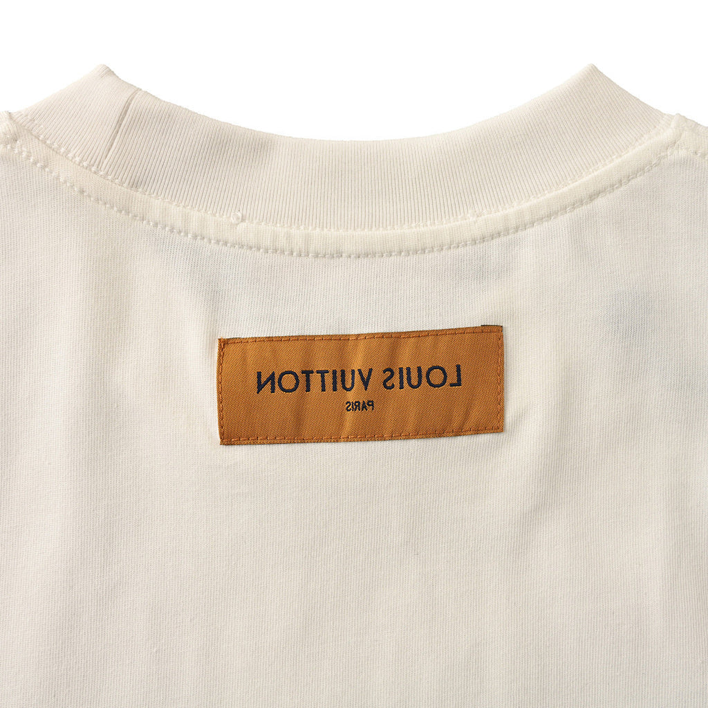 Louis Vuitton Flocked Logo Short-Sleeve T-Shirt