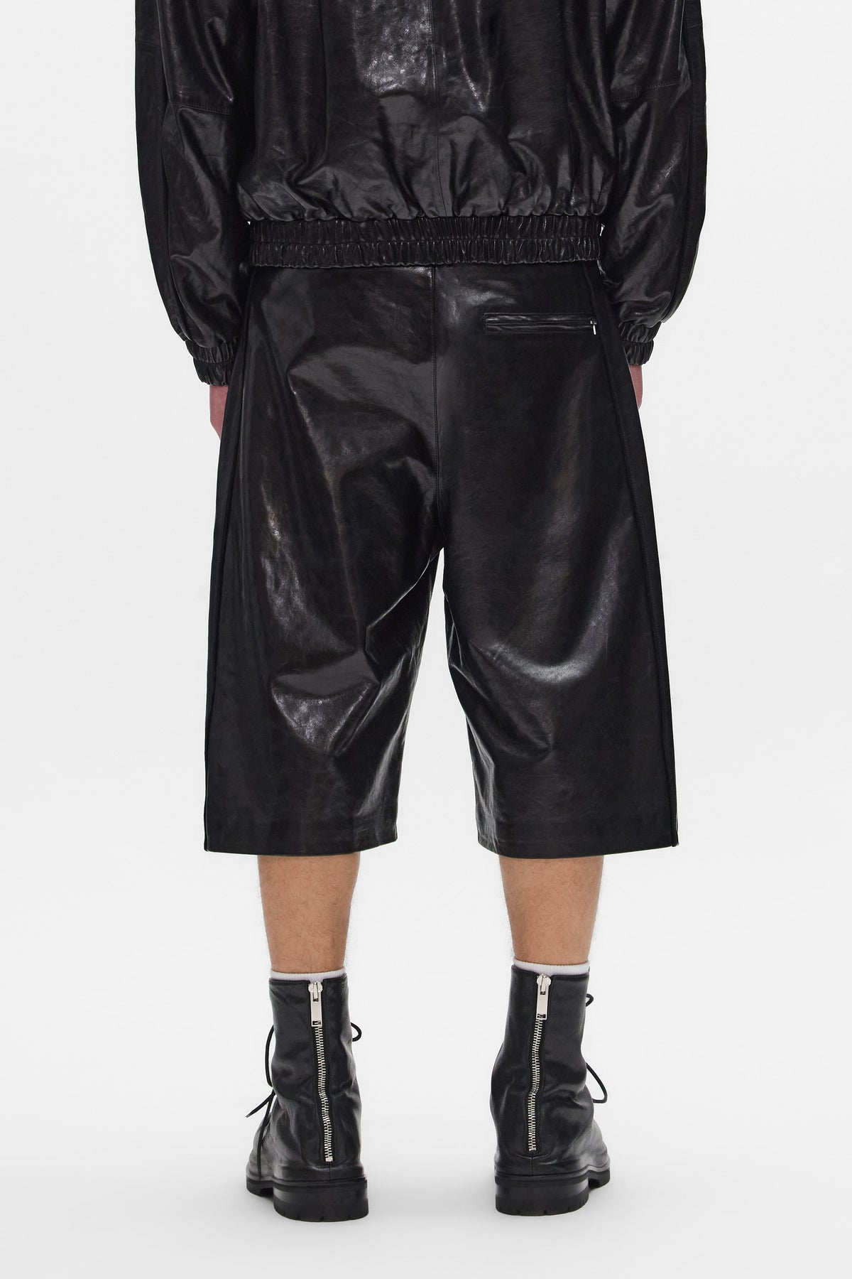 Leather Track Short