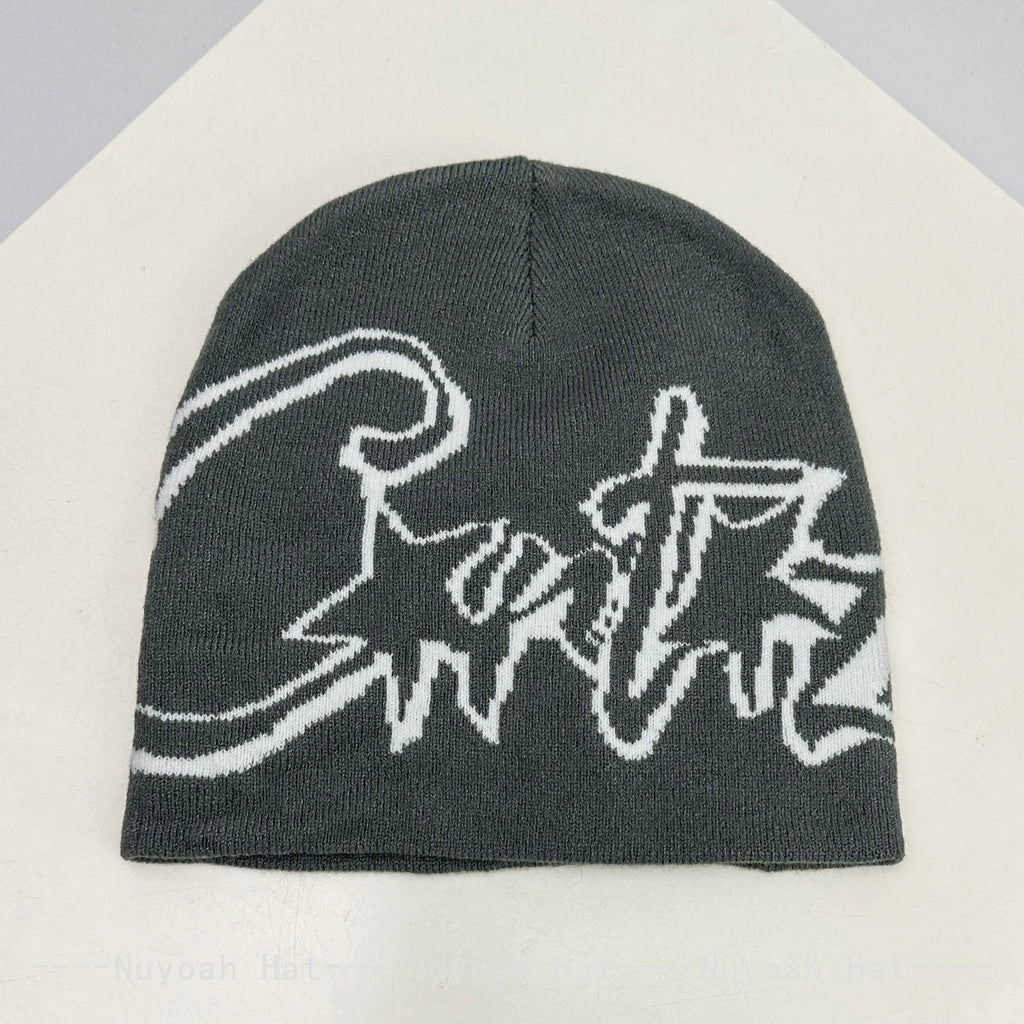 Corteiz Script Jacquard Knit Beanie
