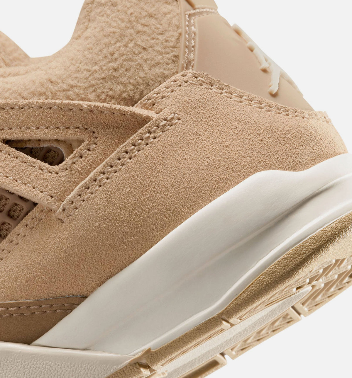 Air Jordan 4 Retro Cozy Girl – Preschool Lifestyle Shoe (Hemp/Light Orewood Brown)