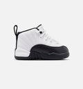 Air Jordan 12 Retro Taxi – Infant/Toddler Lifestyle Shoe (White/Black/Taxi)