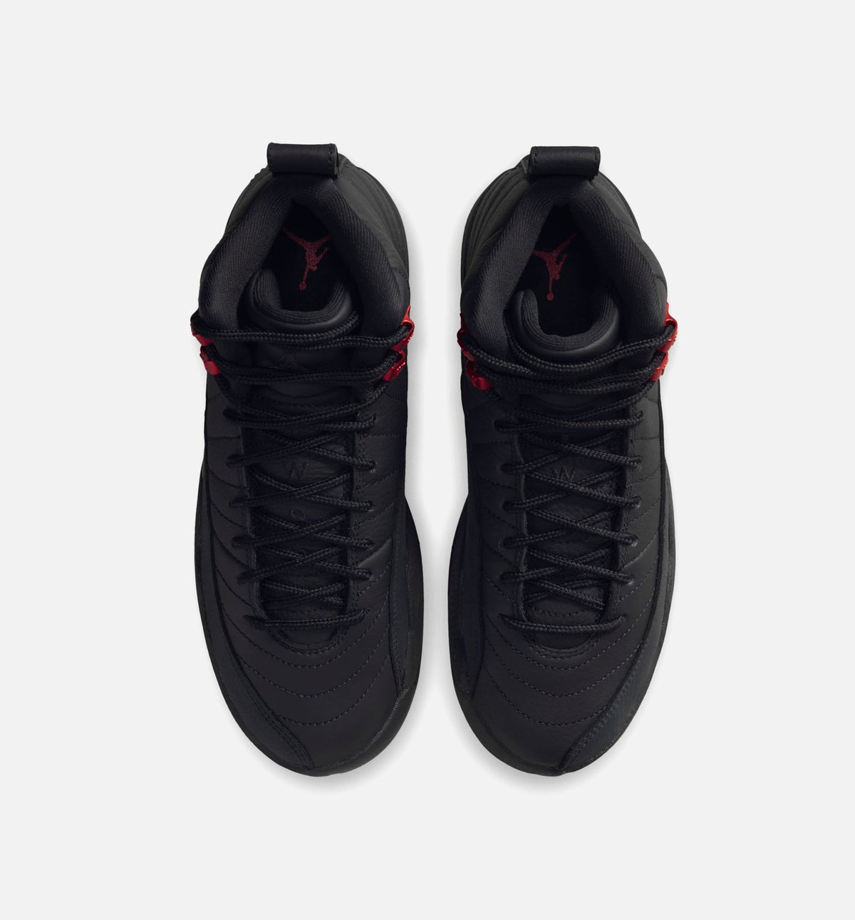 Air Jordan 12 Retro Bloodline – Grade School Lifestyle Shoe (Black/Varsity Red)