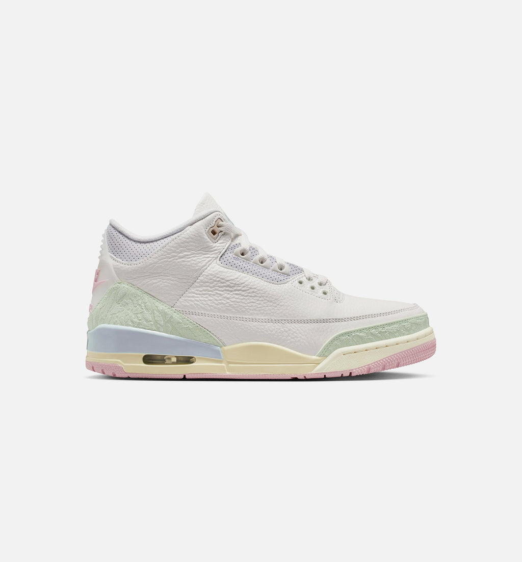 Air Jordan 3 Retro Sail and Jade Aura – Men’s Lifestyle Shoe (Sail/Jade Aura/Aura/Iced Carmine)