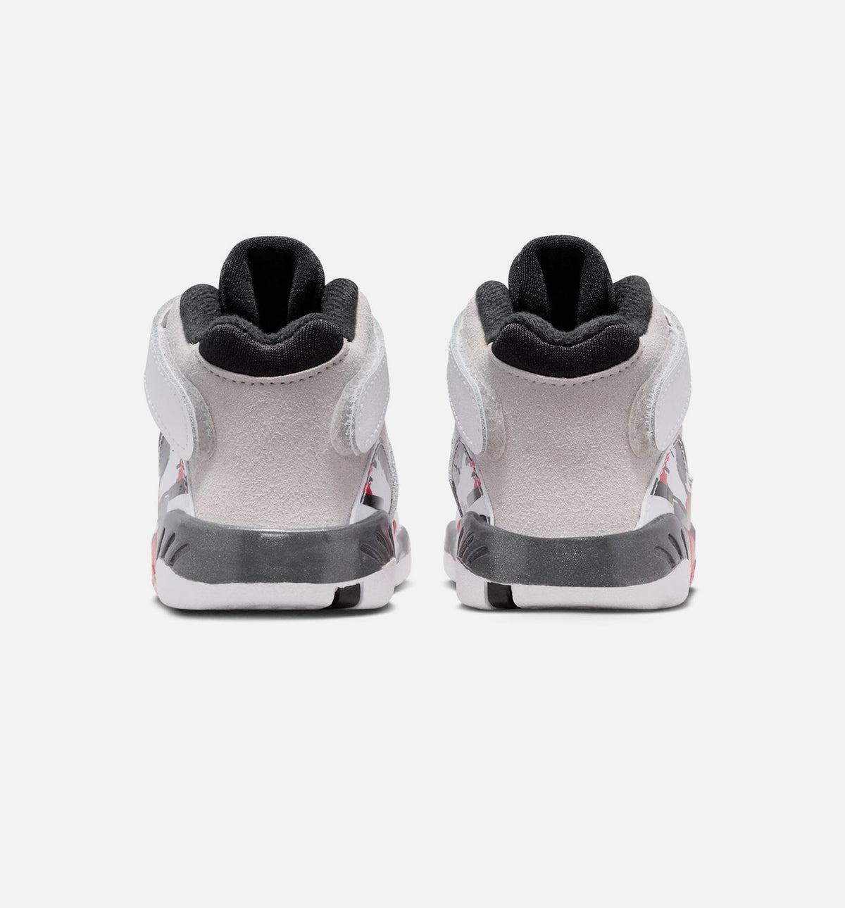 Air Jordan 8 Retro White and True Red – Infant/Toddler Lifestyle Shoe (White/Black/True Red)