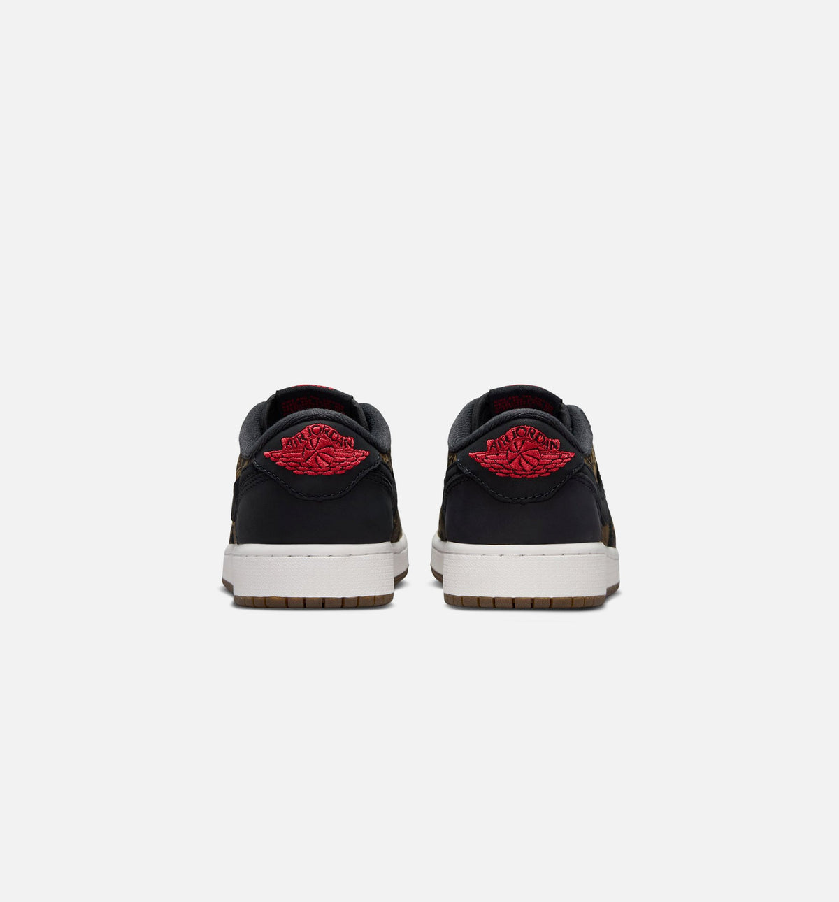 Air Jordan 1 Retro Low OG Laser Black and Varsity Red – Grade School Lifestyle Shoe (Black/Varsity Red/Summit White)