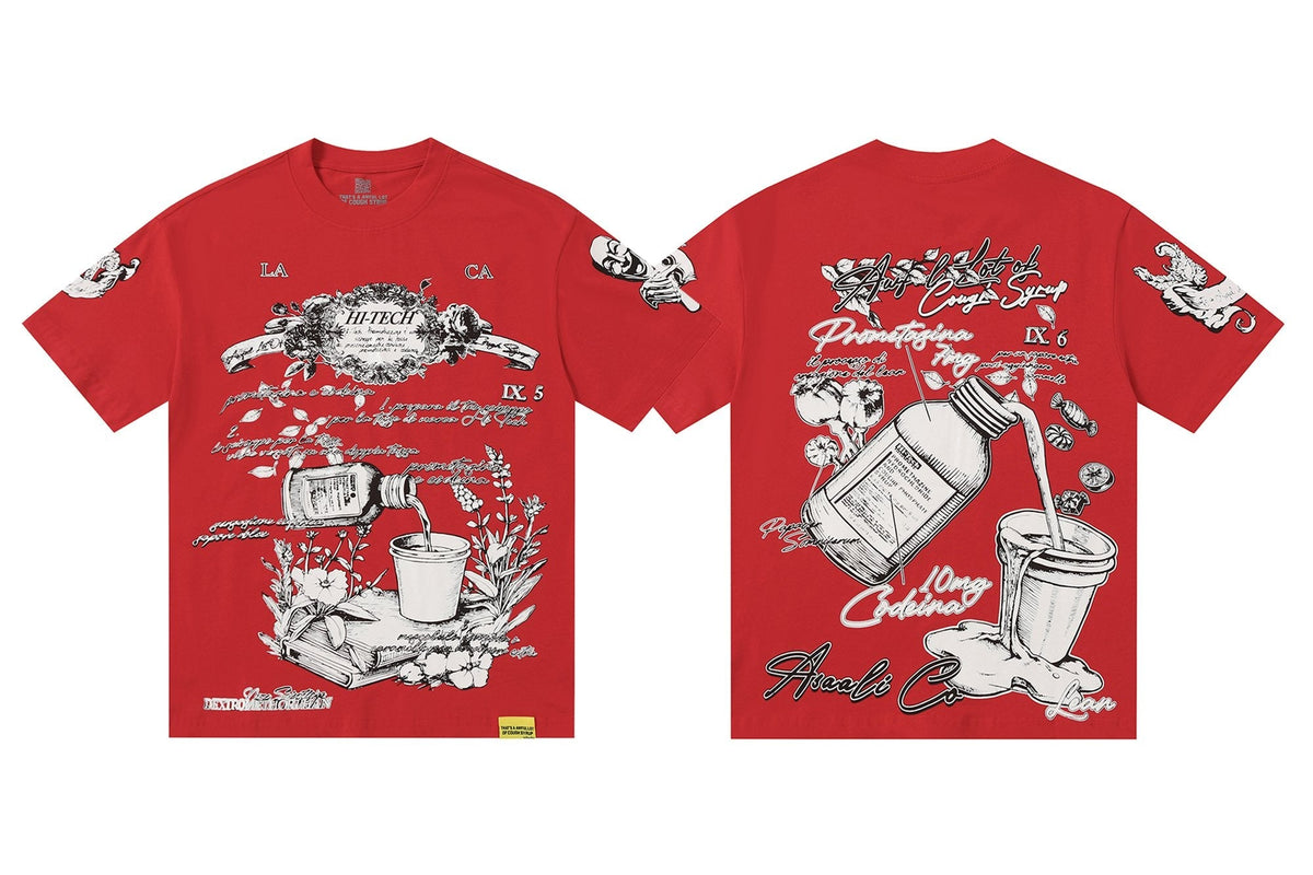 THAT'S A AWFUL LOT OF COUGH SYRUP Bottle Graphic T-Shirt