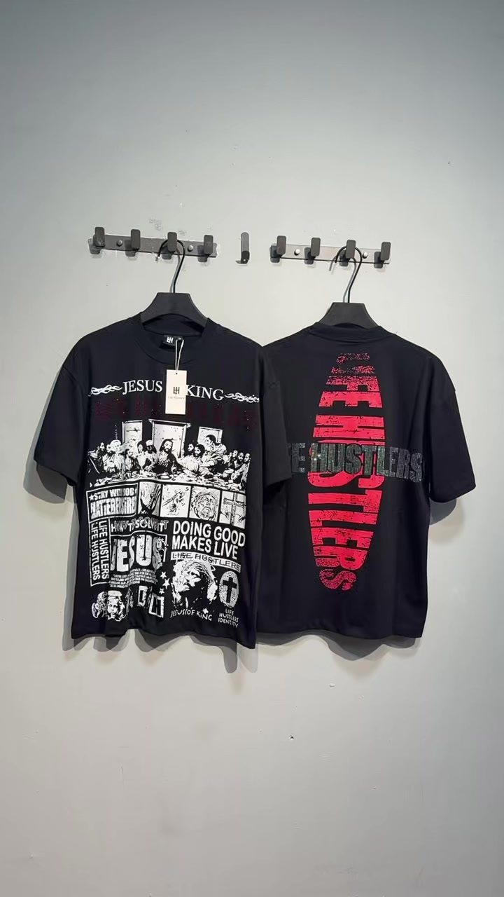 Life Hustlere Jesus Is King Graphic Short-Sleeve T-Shirt