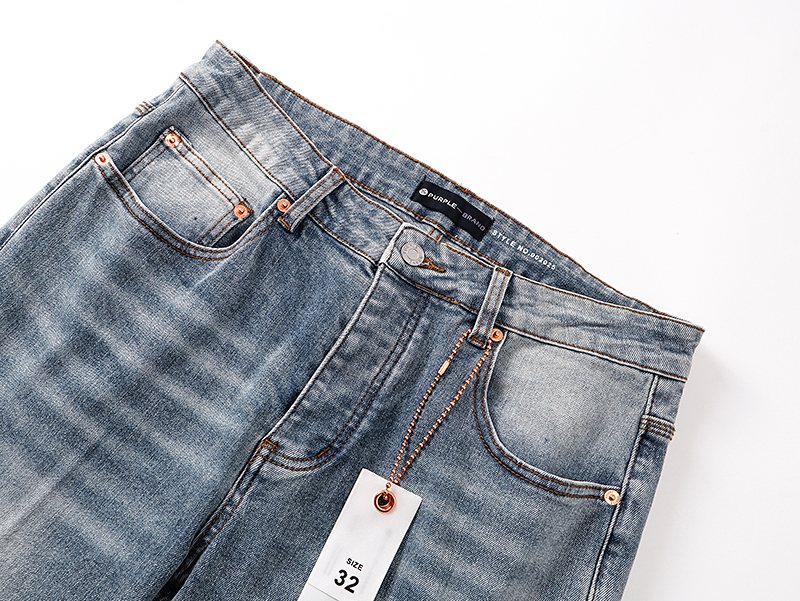 Purple Brand Light Blue Washed Flare Jeans