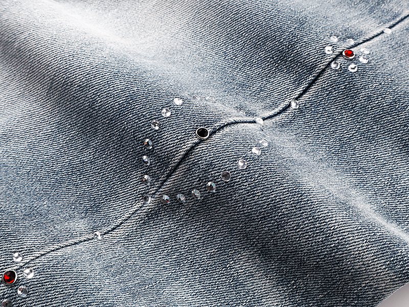 Purple Brand Light Blue Washed Flare Jeans