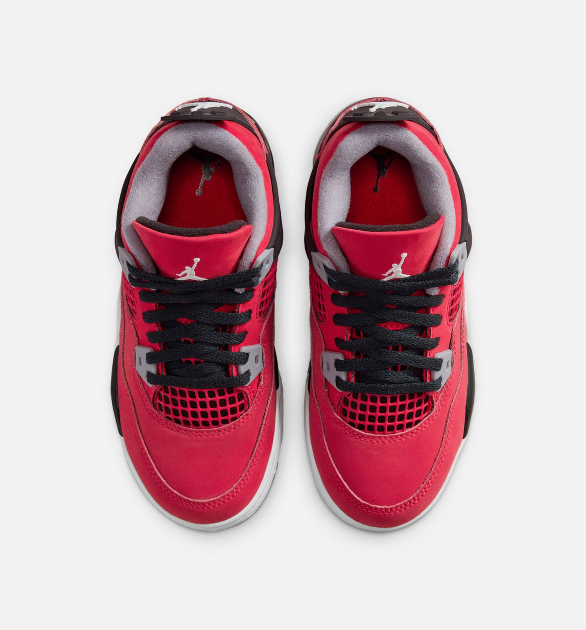Air Jordan 4 Retro Toro Bravo – Preschool Lifestyle Shoe (Fire Red/White/Black/Cement Grey)