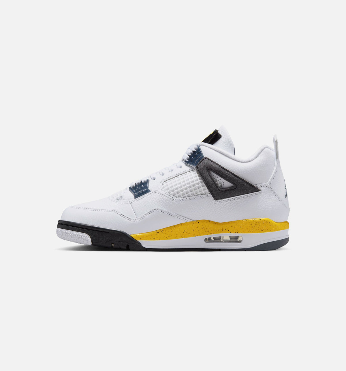 Air Jordan 4 Retro Rare Air Tour Yellow – Men’s Lifestyle Shoe (White/Dark Blue Grey/Black/Tour Yellow)