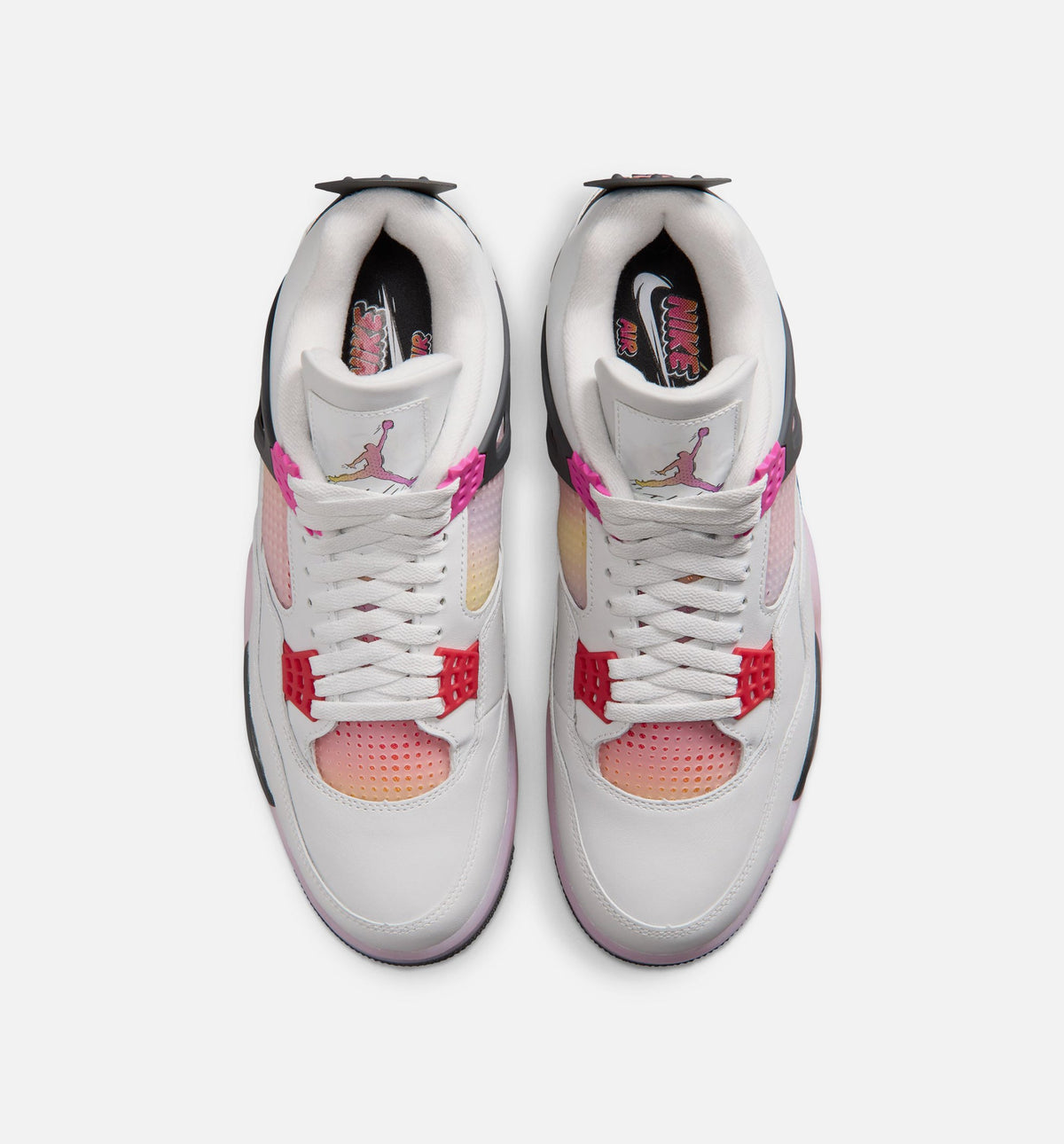 Air Jordan 4 Retro Comic – Men’s Lifestyle Shoe (Off White/Fire Pink/Anthracite)