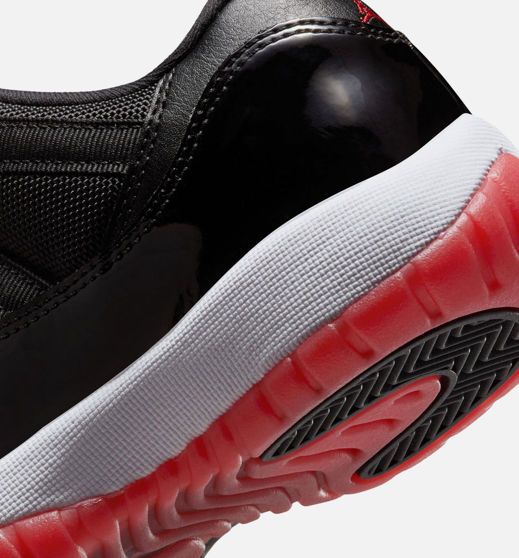 Air Jordan 11 Retro Bred – Grade School Lifestyle Shoe (Black/Varsity Red/White)