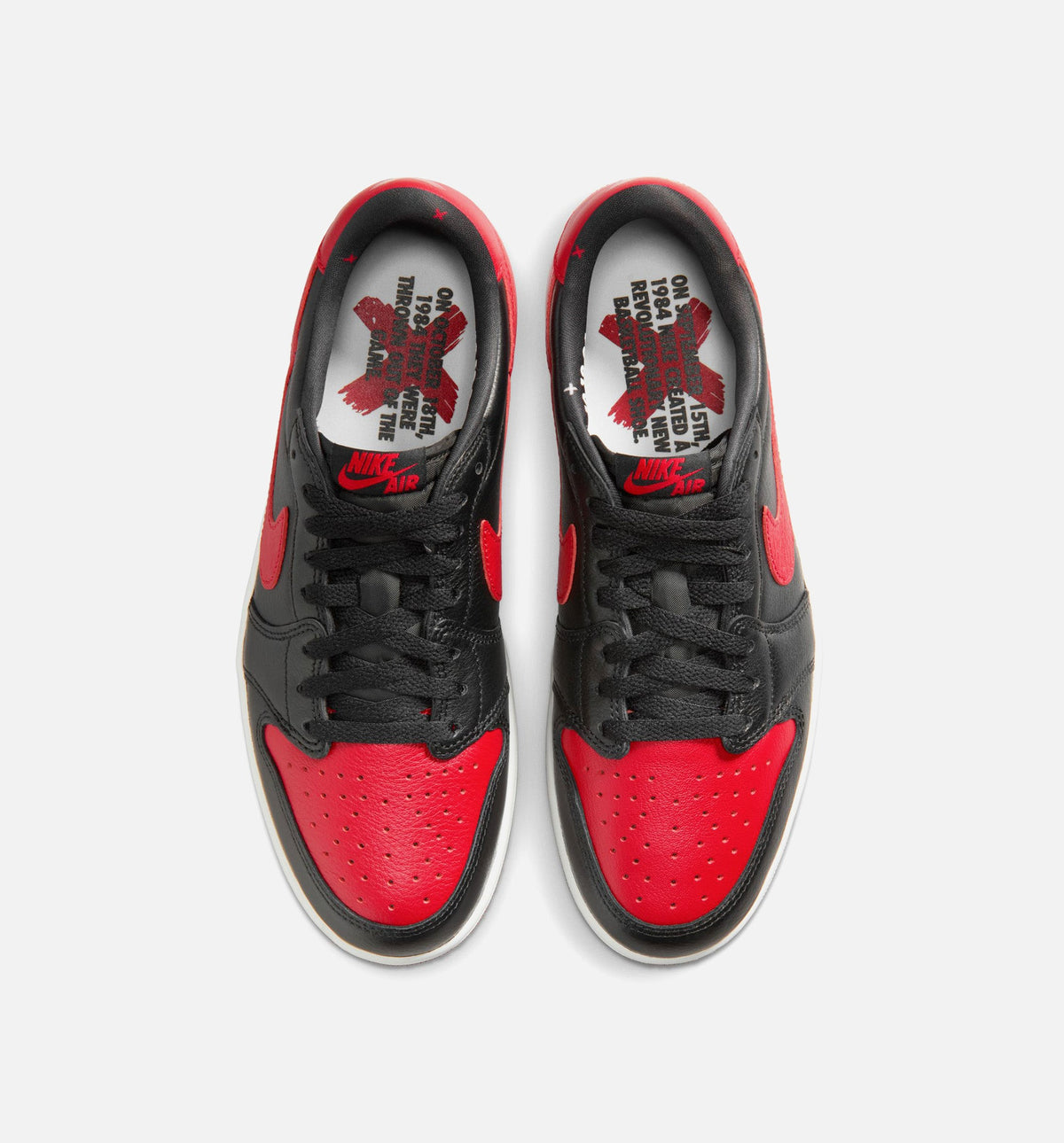 Air Jordan 1 Retro Low OG Banned – Men’s Lifestyle Shoe (Black/Varsity Red/Summit White)
