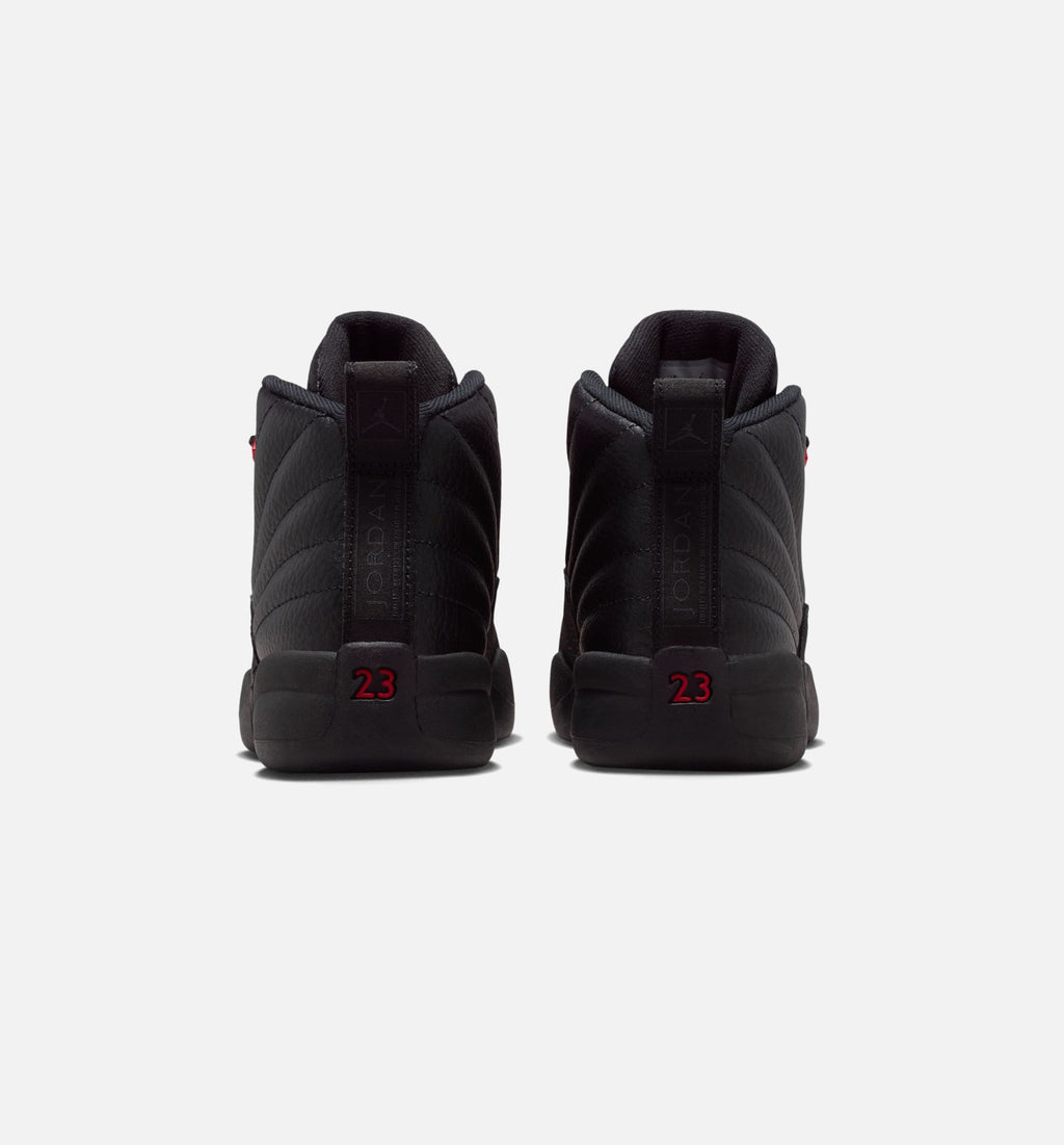 Air Jordan 12 Retro Bloodline – Preschool Lifestyle Shoe (Black/Varsity Red)
