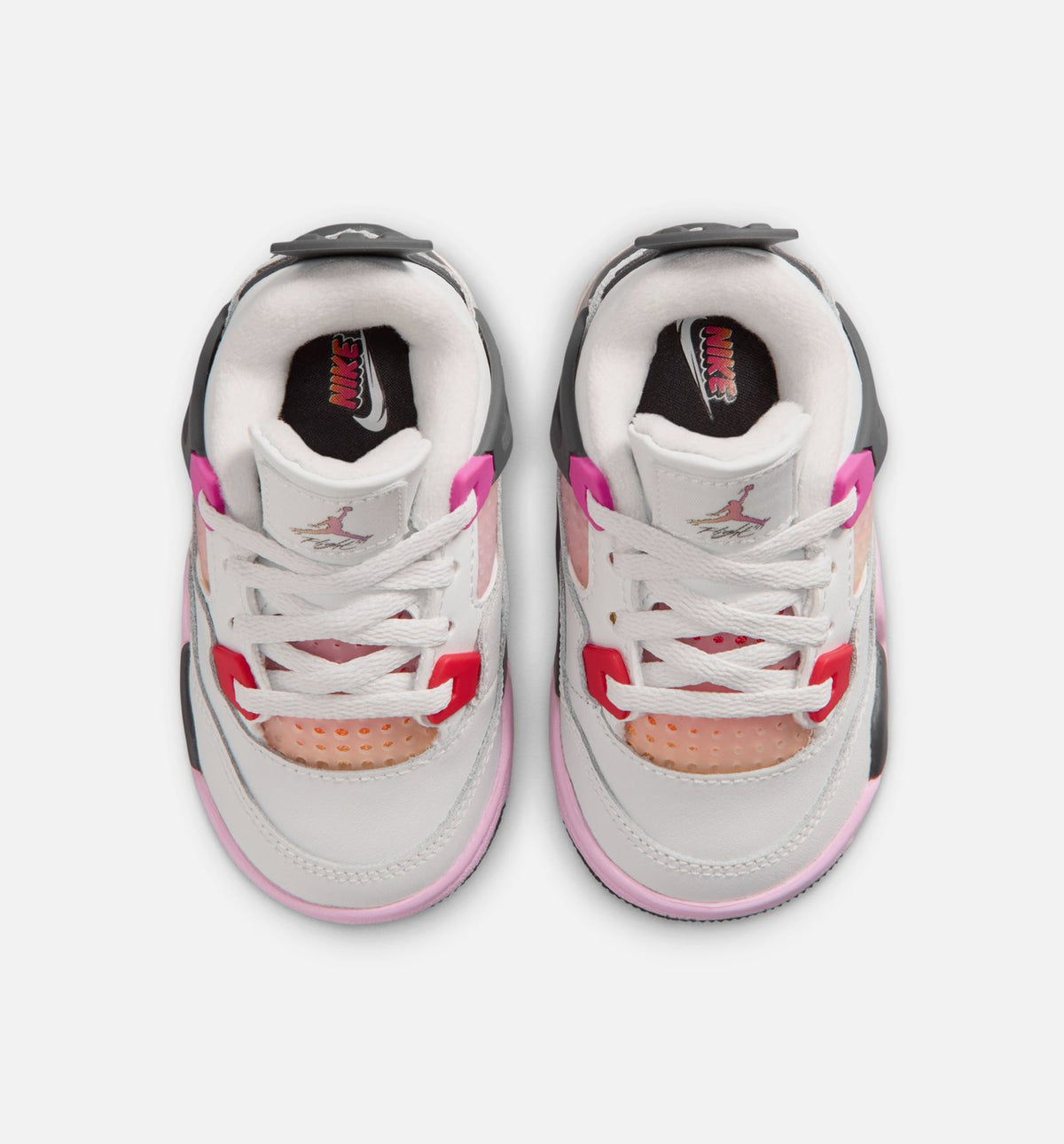 Air Jordan 4 Retro Comic – Infant/Toddler Lifestyle Shoe (Off White/Fire Pink/Anthracite)
