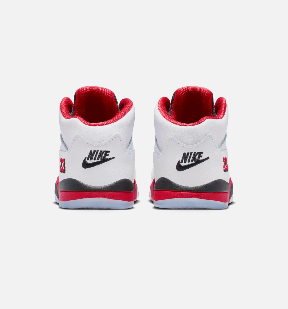 Air Jordan 5 Retro Fire Red – Infant/Toddler Lifestyle Shoe (Fire Red/White)