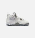 Air Jordan 4 Retro Blue Chill – Grade School Lifestyle Shoe (Photon Dust/Blue Chill/Flat Pewter/White/Blue Tint)