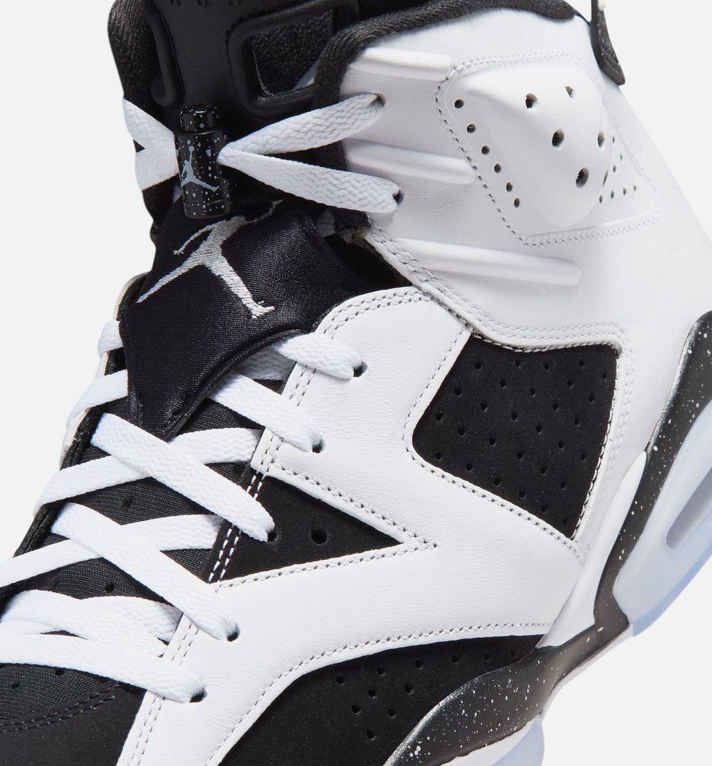 Air Jordan 6 Retro Black and White – Men’s Lifestyle Shoe (Black/White)