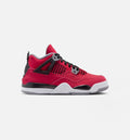 Air Jordan 4 Retro Toro Bravo – Preschool Lifestyle Shoe (Fire Red/White/Black/Cement Grey)