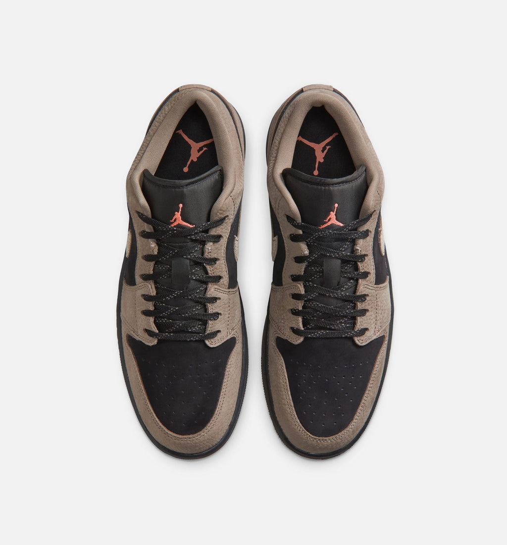 Air Jordan 1 Low SE – Men’s Lifestyle Shoe (Black/Olive Grey/Light Wild Mango)