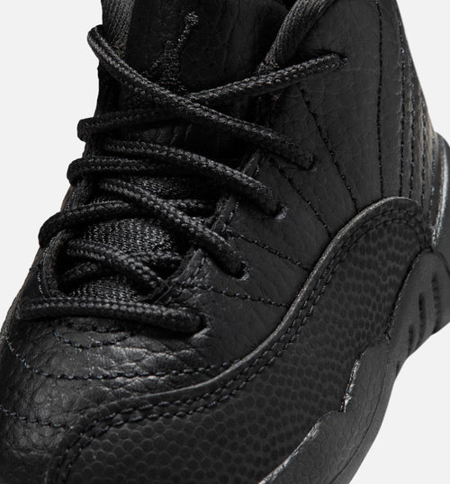 Air Jordan 12 Retro Bloodline – Infant/Toddler Lifestyle Shoe (Black/Varsity Red)